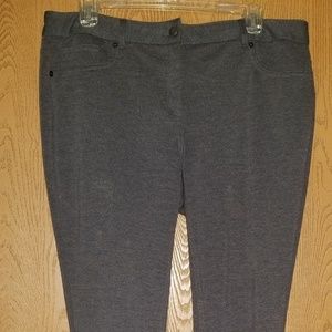 Gray Knit Pants
